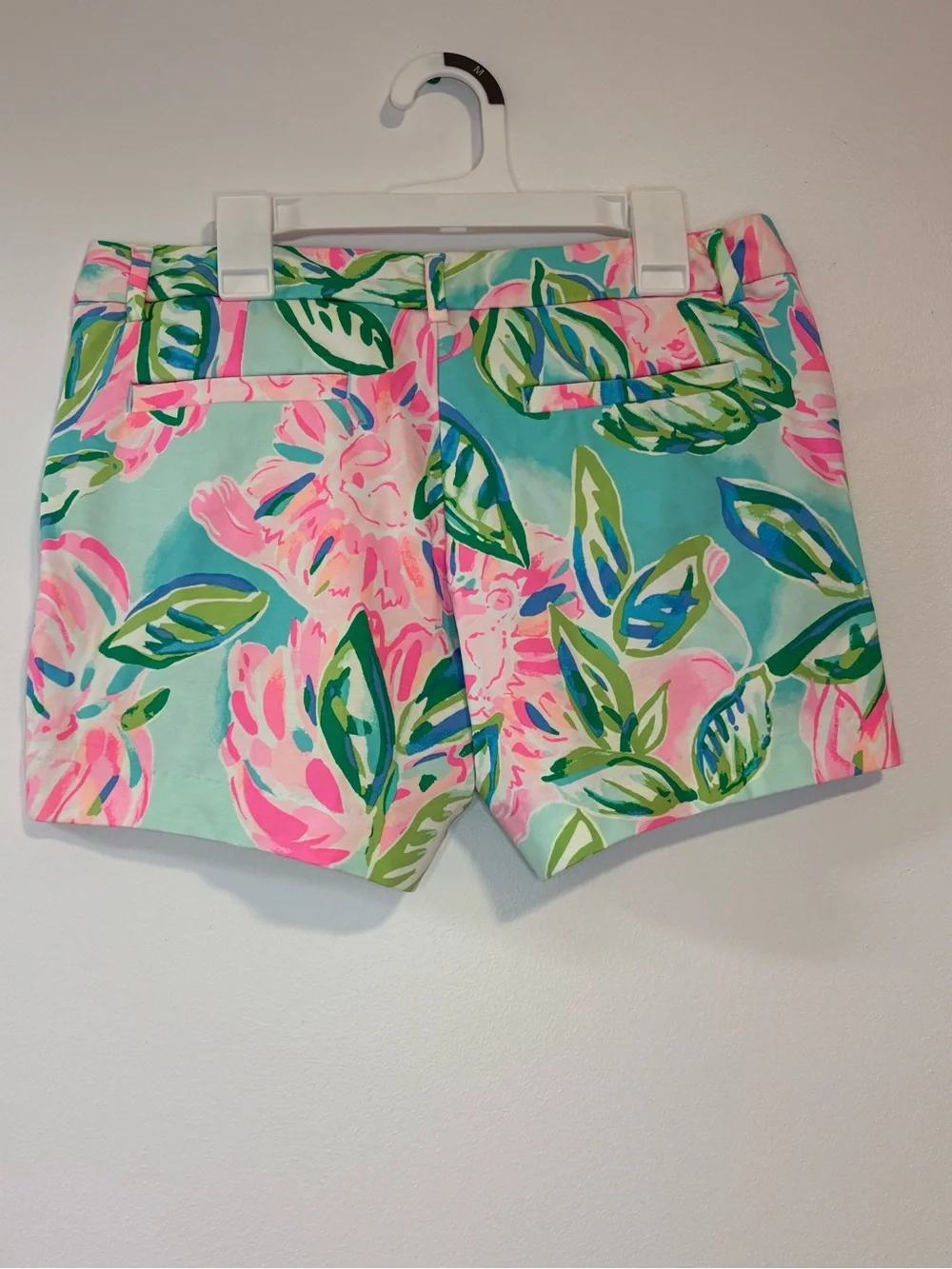 Lilly Pulitzer Callahan Knit Shorts preppy Rose to the Occasion Size 2 Floral